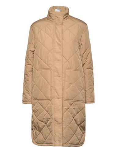 Slfnadina Coat B Noos Tikkitakki Beige Selected Femme