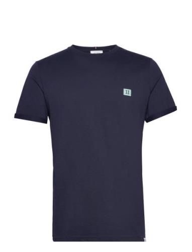 Piece T-Shirt Tops T-shirts Short-sleeved Navy Les Deux