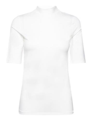 Sc-Marica Tops T-shirts & Tops Short-sleeved White Soyaconcept