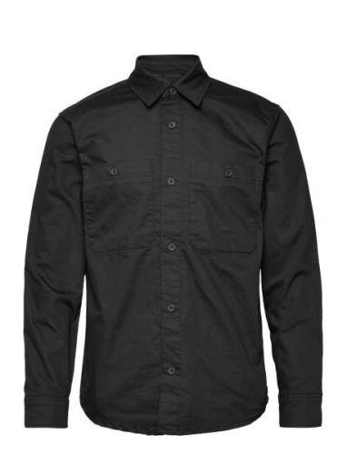Onsbob Ovr 2Pkt Ls Shirt Tops Overshirts Black ONLY & SONS