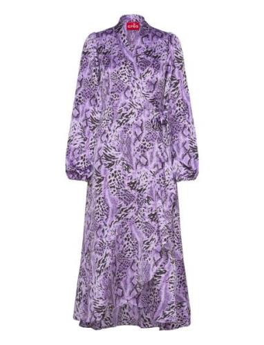 Laracras Dress Maksimekko Juhlamekko Purple Cras