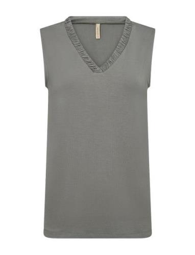 Sc-Marica Tops T-shirts & Tops Sleeveless Grey Soyaconcept