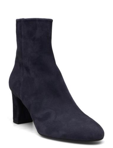 Booties Shoes Boots Ankle Boots Ankle Boots With Heel Navy Billi Bi