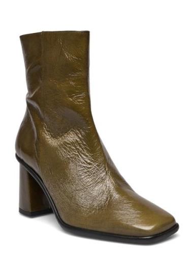 Booties Shoes Boots Ankle Boots Ankle Boots With Heel Green Billi Bi