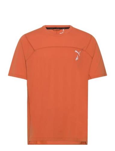 M Seasons Coolcell Tee Sport T-shirts Short-sleeved Orange PUMA