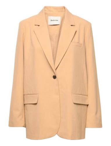 Ankermd Blazer Blazers Single Breasted Blazers Beige Modström