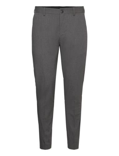 Slhslim-Liam Trs Flex Noos Bottoms Trousers Formal Grey Selected Homme