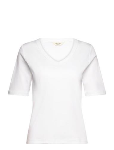 Ratansapw Ts Tops T-shirts & Tops Short-sleeved White Part Two