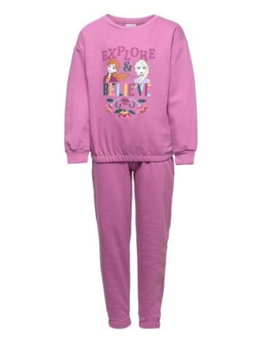 Joggings Pyjamasetti Pyjama Pink Frost