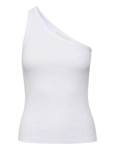 Drewgz Shoulder Noos Tops T-shirts & Tops Sleeveless White Gestuz