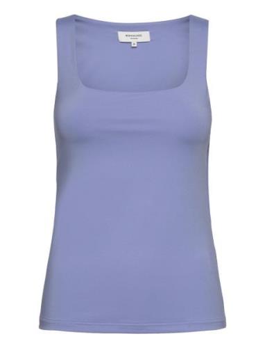 Billie Top Tops T-shirts & Tops Sleeveless Blue Rosemunde