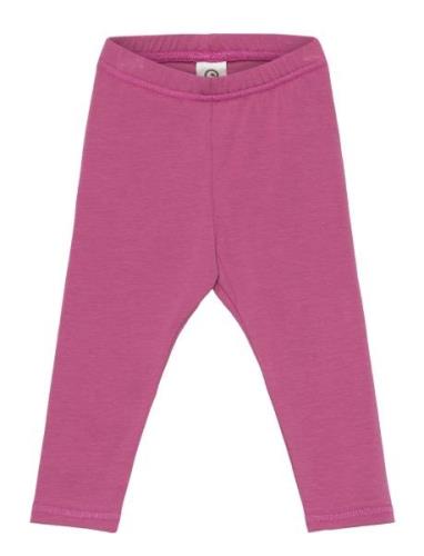 Cozy Me Leggings Baby Bottoms Leggings Pink Müsli By Green Cotton