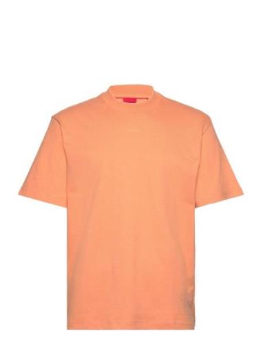 Dapolino Designers T-shirts Short-sleeved Orange HUGO