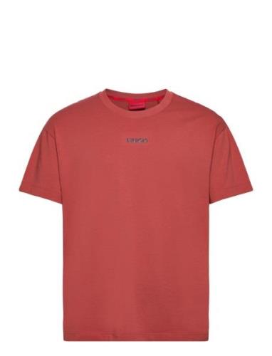 Linked T-Shirt Designers T-shirts Short-sleeved Red HUGO