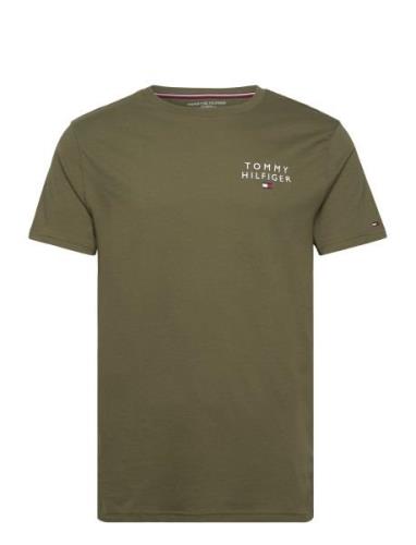 Cn Ss Tee Logo Tops T-shirts Short-sleeved Green Tommy Hilfiger
