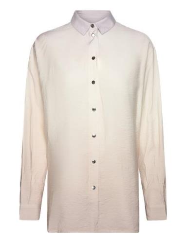 Alfrida Shirt 14639 Tops Shirts Short-sleeved Cream Samsøe Samsøe