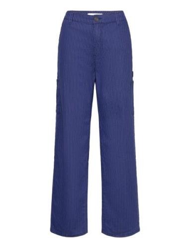 Trousers Bottoms Trousers Cargo Pants Blue Sofie Schnoor