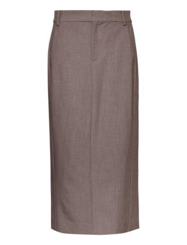 Naxaiw Skirt Polvipituinen Hame Brown InWear