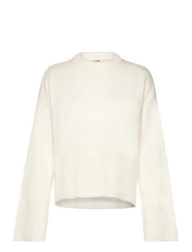 Merato-M Tops Knitwear Jumpers Cream MbyM