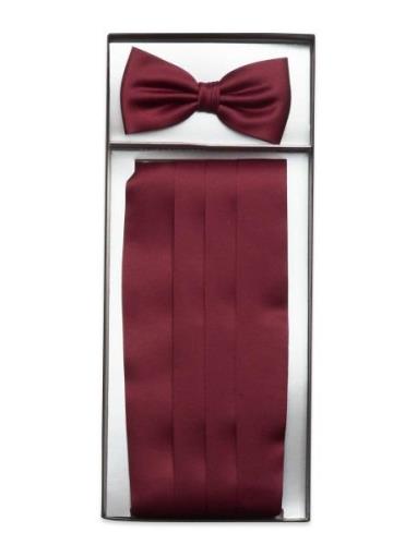 Ceremony Cummerbund Rusetti Burgundy Amanda Christensen