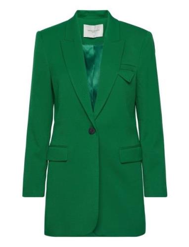 Cmtailor-Long-Blazer Blazers Single Breasted Blazers Green Copenhagen ...