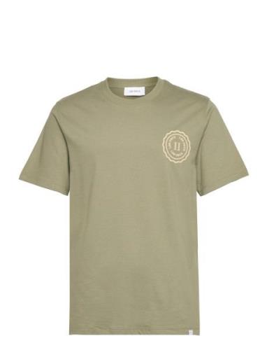 Donovan T-Shirt Tops T-shirts Short-sleeved Green Les Deux