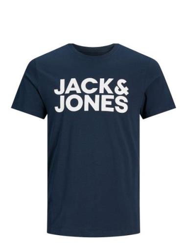 Jjecorp Logo Tee Ss O-Neck Noos Tops T-shirts Short-sleeved Navy Jack ...