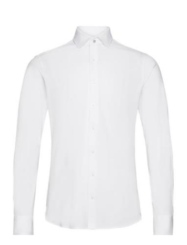 Solid Pique Slim Shirt Tops Shirts Casual White Michael Kors