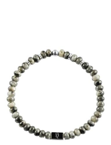 Beads Bracelet 6Mm Rannekoru Korut Grey Edd.