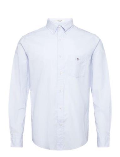 Reg Classic Poplin Shirt Tops Shirts Casual Blue GANT