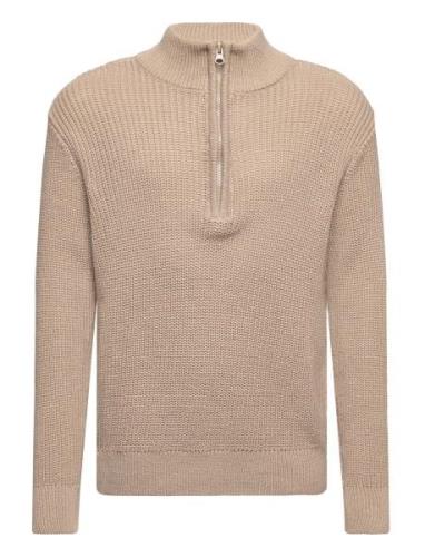 Durbuy Knit Tops Knitwear Pullovers Beige Grunt