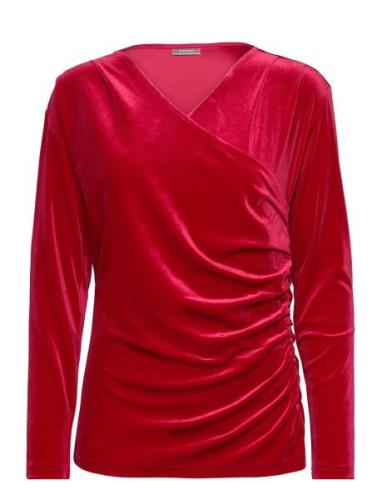 Frcassandra Bl 1 Tops T-shirts & Tops Long-sleeved Red Fransa