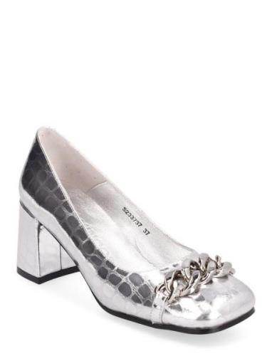 Shoe Shoes Heels Pumps Classic Silver Sofie Schnoor