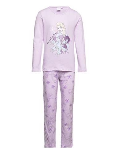 Pyjama Long Pyjamasetti Pyjama Purple Frost