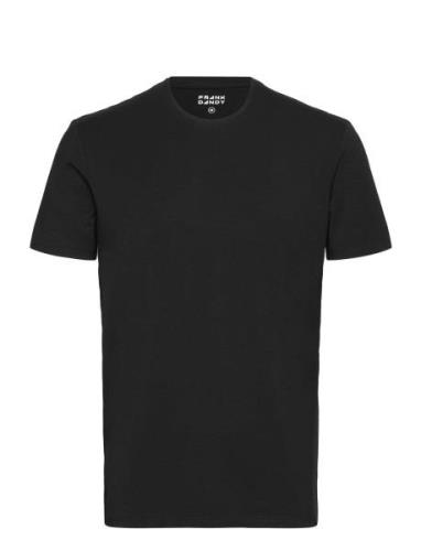 Bamboo Tee Tops T-shirts Short-sleeved Black Frank Dandy