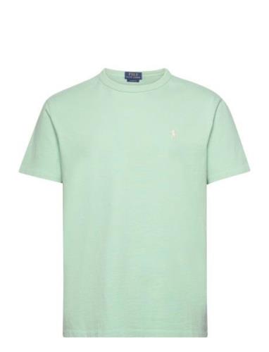 Classic Fit Jersey Crewneck T-Shirt Tops T-shirts Short-sleeved Green ...