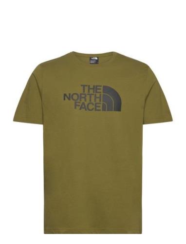 M S/S Easy Tee Sport T-shirts Short-sleeved Khaki Green The North Face