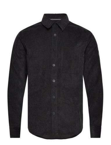 Reg Fit Corduroy Shirt Tops Shirts Casual Black Calvin Klein Jeans