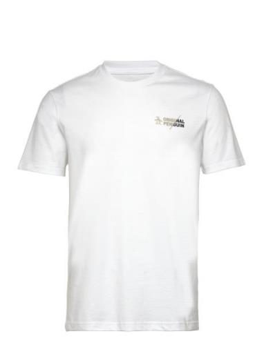 S/S Original Spliced Tops T-shirts Short-sleeved White Original Pengui...