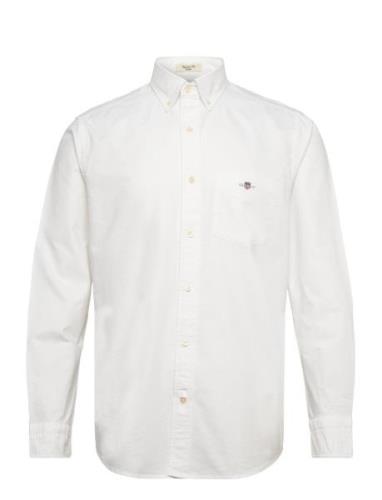Reg Classic Oxford Shirt Tops Shirts Casual White GANT