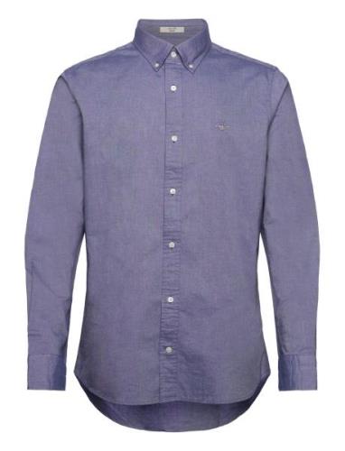 Slim Classic Oxford Shirt Tops Shirts Casual Blue GANT