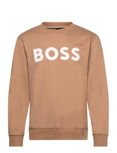 Soleri 02 Tops Sweat-shirts & Hoodies Sweat-shirts Beige BOSS