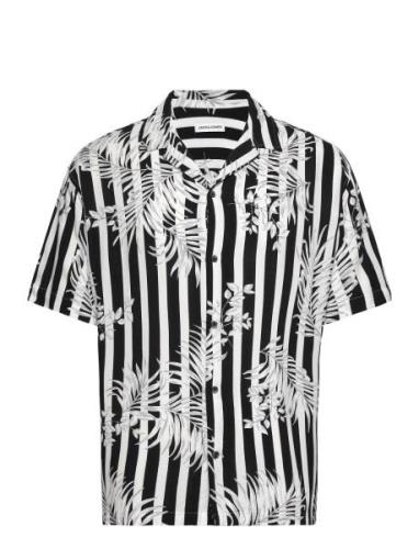 Jjjeff Resort Aop Shirt Ss Tops Shirts Short-sleeved Black Jack & J S