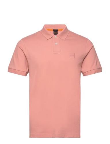 Passenger Tops Polos Short-sleeved Pink BOSS