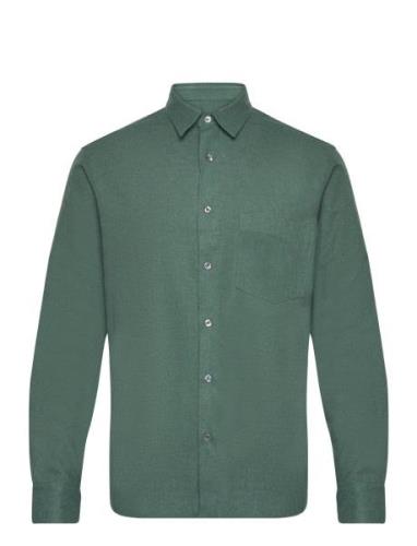 Flamel Sune Shirt Tops Shirts Casual Green Mads Nørgaard