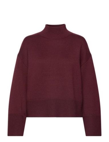 Hennie Tops Knitwear Jumpers Burgundy Julie Josephine