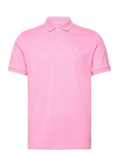 Polos Short Sleeve Tops Polos Short-sleeved Pink Marc O'Polo