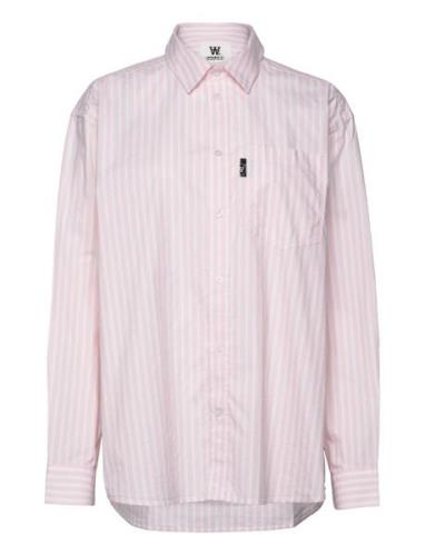 Day Striped Shirt Gots Tops Shirts Casual Pink Double A By Wood Wood