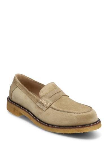 Loafer Loaferit Matalat Kengät Beige ANGULUS