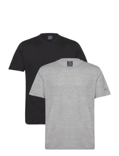 2Pack Crew-Neck Sport T-shirts Short-sleeved Grey Champion